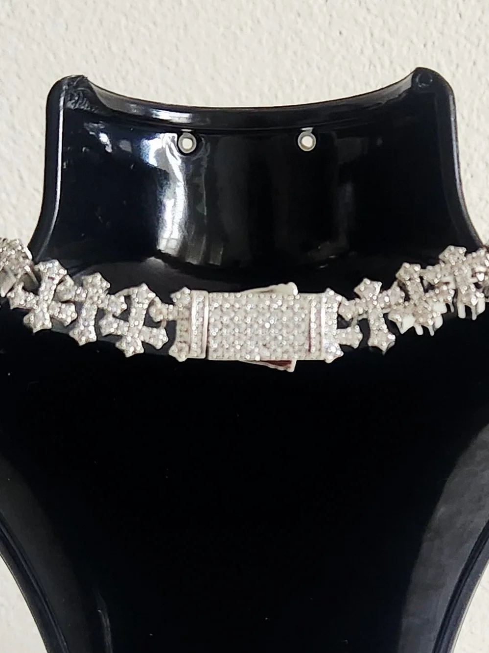 Silver Cross link chain/necklace